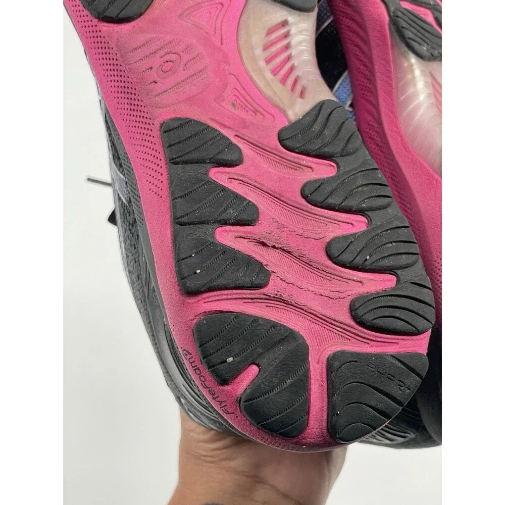 ASICS Gel Nimbus 23 Women’s Size 10 Black Pink Running Athletic Shoes Sneaker
